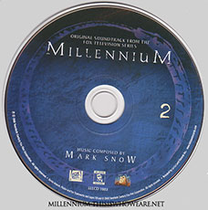 The second disc features a distinctive blue and black design, again featuring the Millennium's Ouroborus. &copy;2008 Twentieth Century Fox Film Corporation.